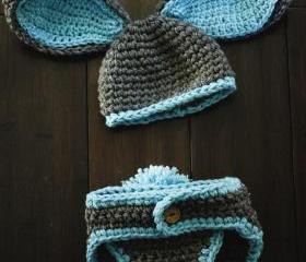 Baby Boy Bunny Hat Must See Too Cute Newborn Baby Boy Or Girl Crochet Bunny Hat/Diaper Cover Set Gift Newborn Crochet Hats Easter Set
